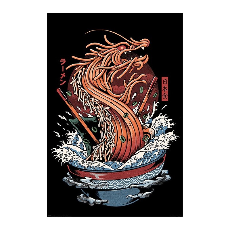 Poster Ilustrata Dragon Ramen