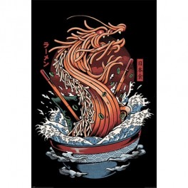 Poster Ilustrata Dragon Ramen