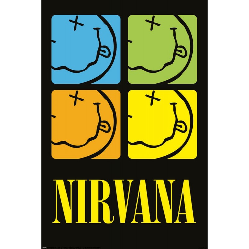Poster Nirvana Smiley