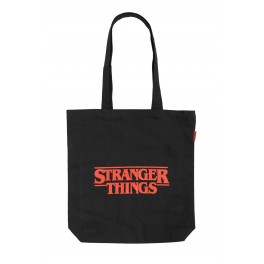Tote Bag Stranger Things Negro