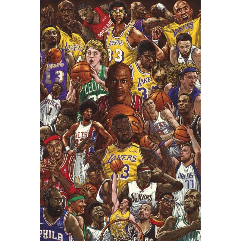 Poster NBA Superstars