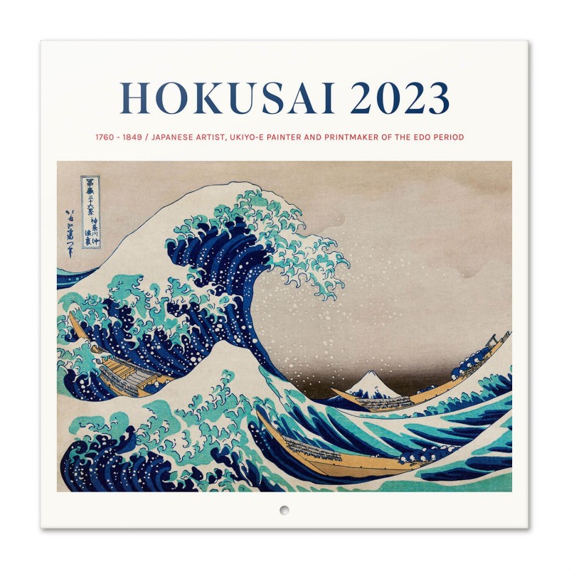 Calendario Pared 2023 Japanese Art Hokusai