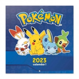 Calendario Pared 2023 Pokemon