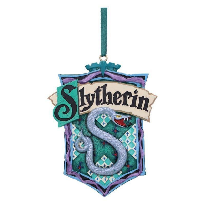 Adorno De Navidad Harry Potter Escudo Slytherin