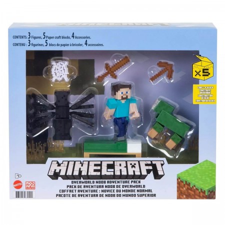Pack Figuras Minecraft Adventure