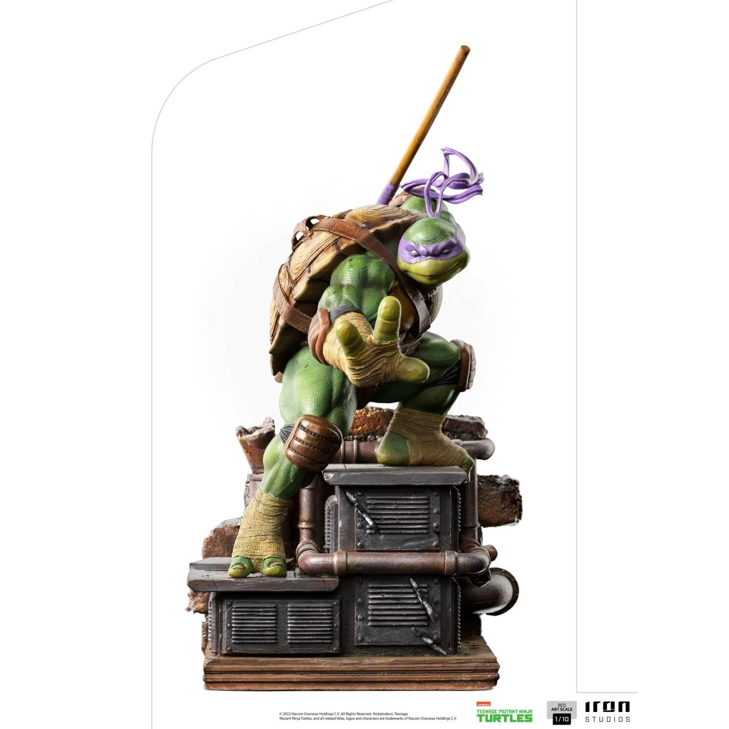 Figura Donatello Las Tortugas Ninja Art Scale 1/10