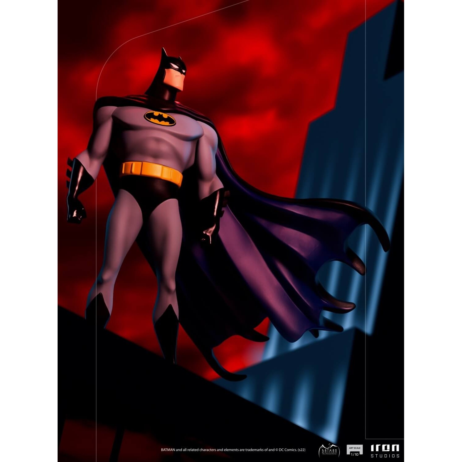 Figura Batman La Serie Animada DC Comics Art Scale 1/10 Deluxe