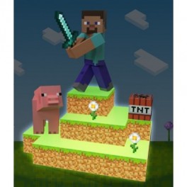 Lampara Minecraft Diorama...