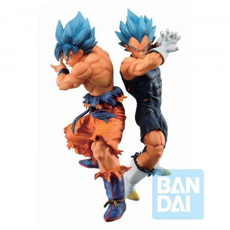 Set Figuras Son Goku Y Vegeta Super Saiyan Dios Dragon Ball Super