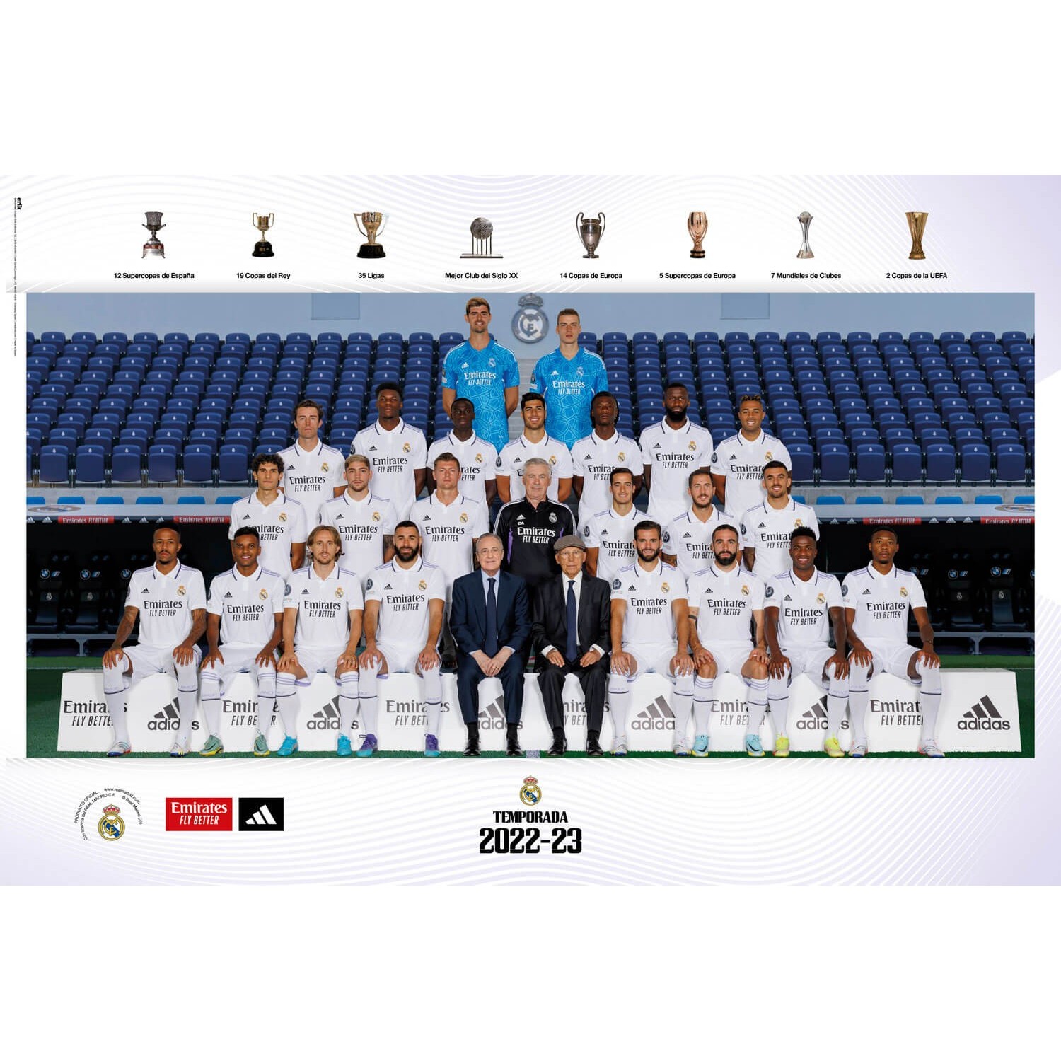 Comprar Poster Real Madrid Plantilla 2022/2023 Online