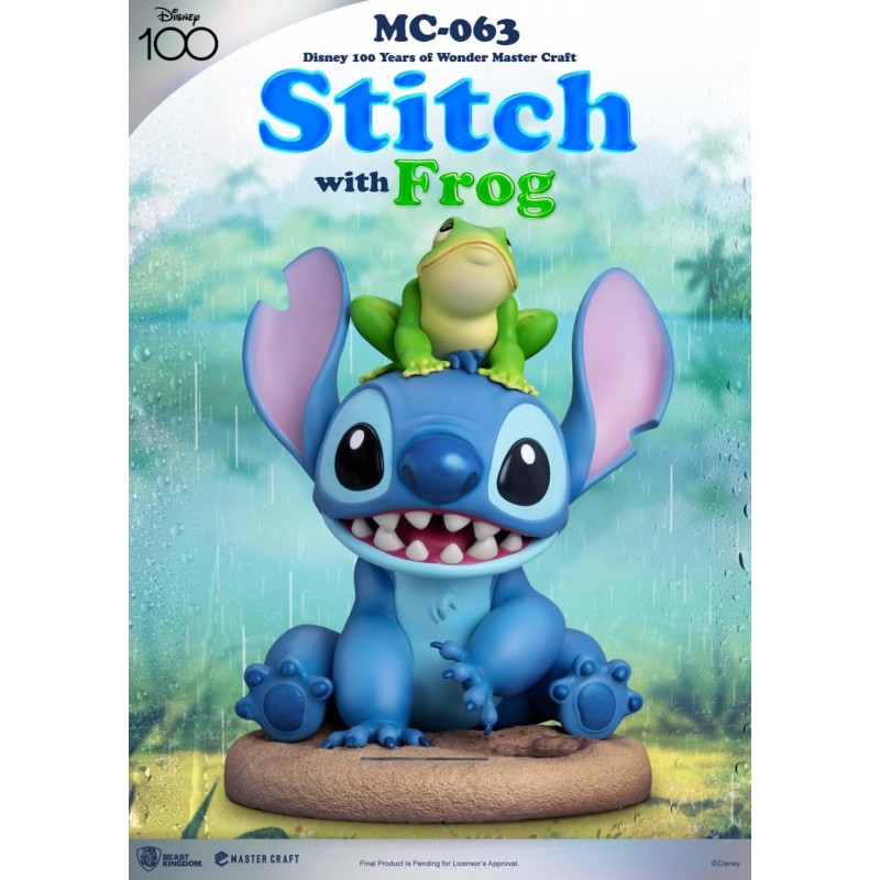 Figura Stitch Y Rana Lilo & Stitch Disney Master Craft Beast Kingdom
