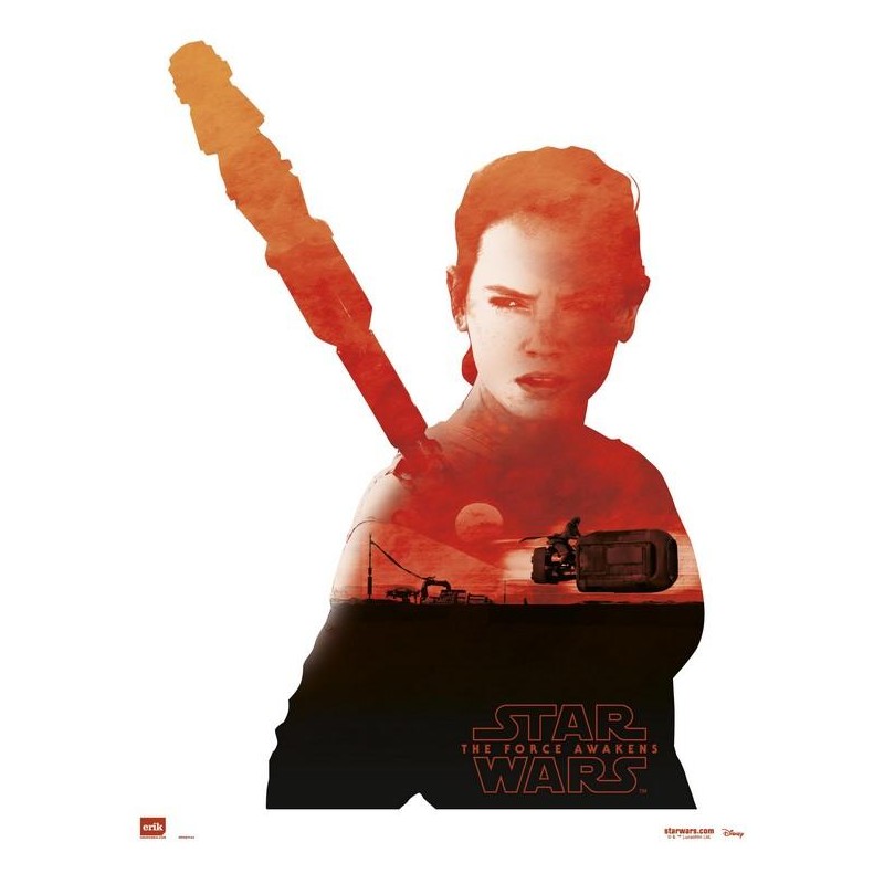 Mini poster Star Wars Rey