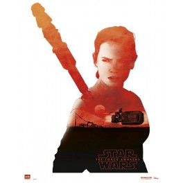 Mini poster Star Wars Rey