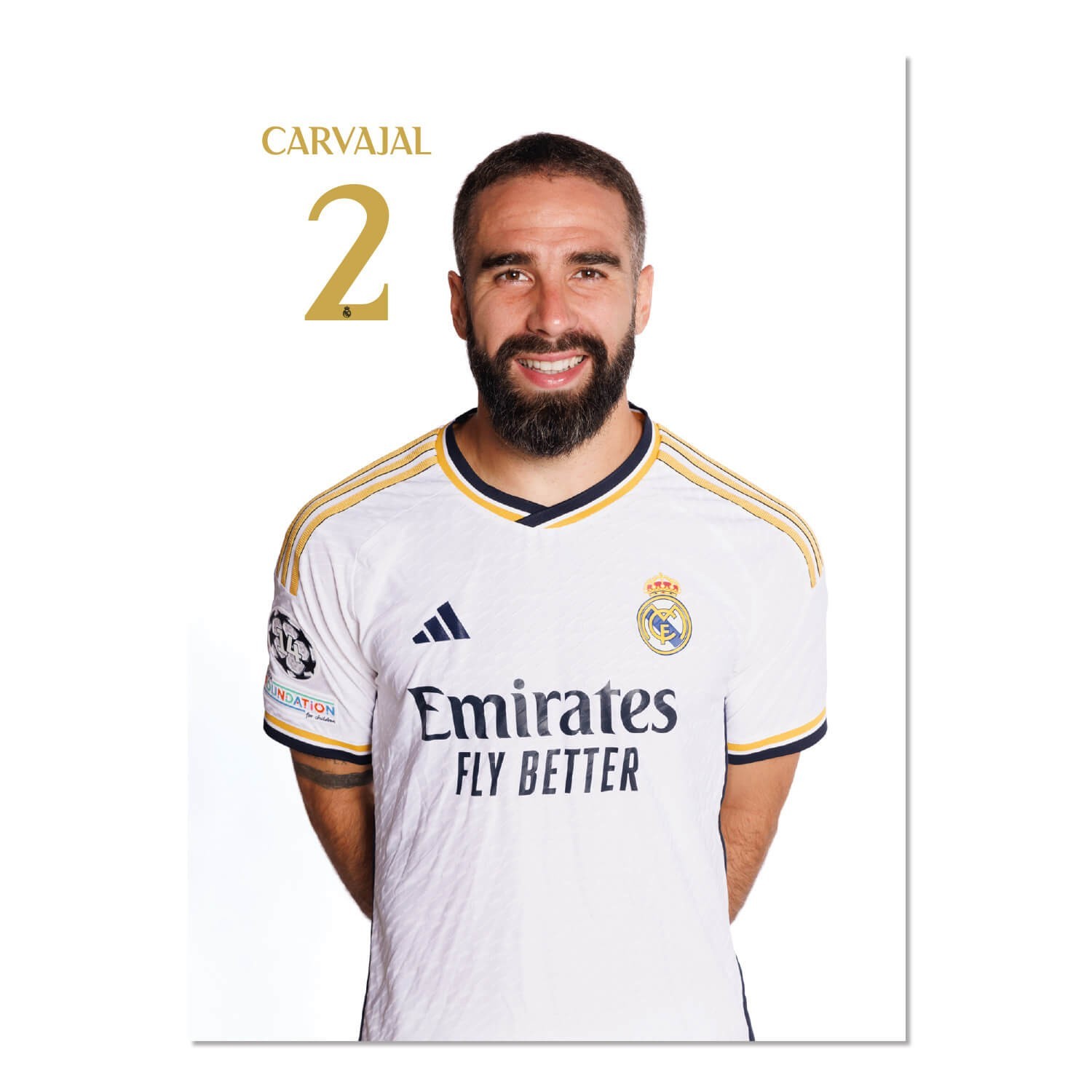 Postal Real Madrid 2023/2024 Carvajal Erikstore