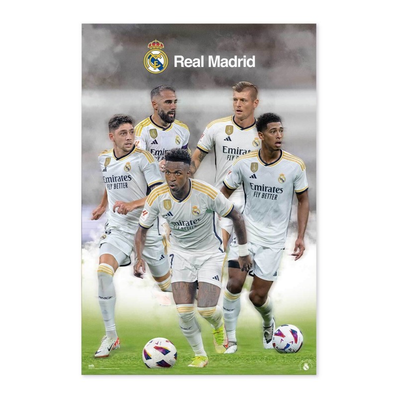 Poster Real Madrid Jugadores 2023/2024 Erik Editores