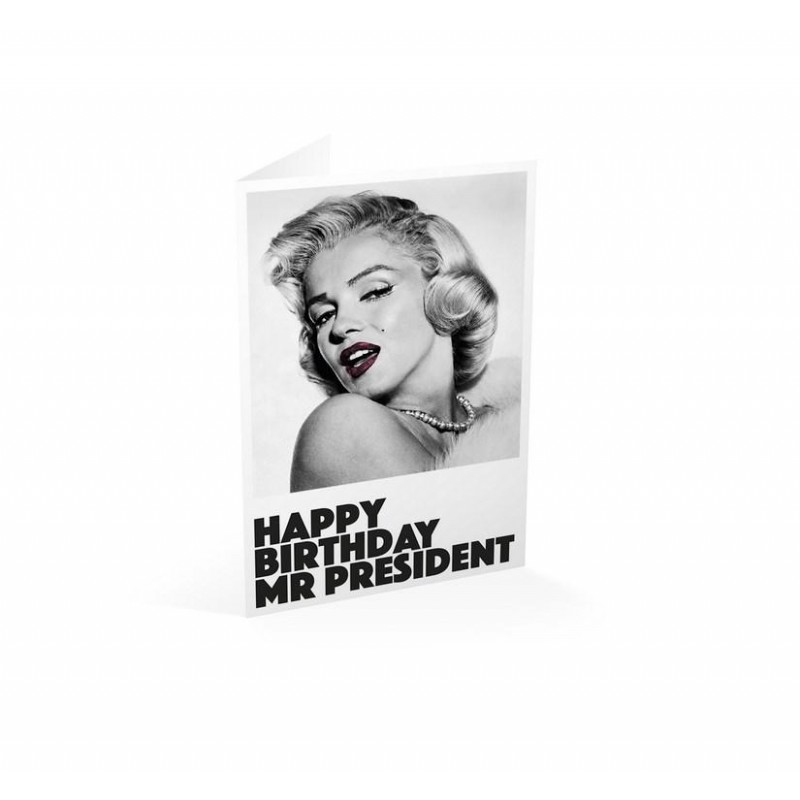 Tarjeta felicitacion Happy Birthday  mr. President
