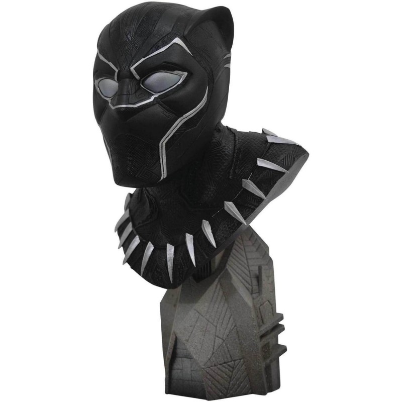 Busto black panther marvel legends in 3d