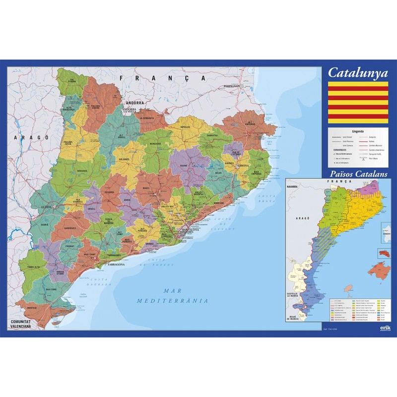 Vade Escolar mapa de Cataluña