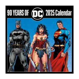 Calendario De Pared 2025 DC Comics 90 Aniversario