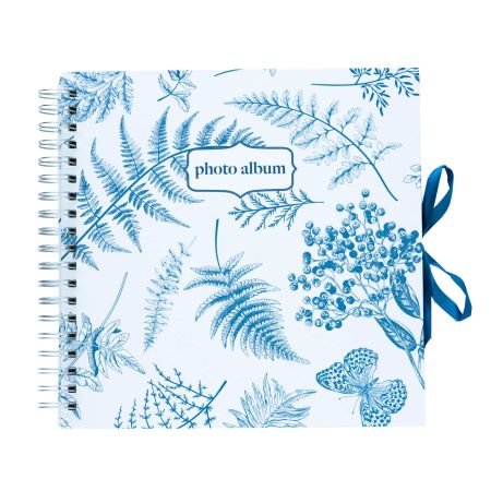 Album De Fotos Scrapbook Blue Nature 40 Paginas