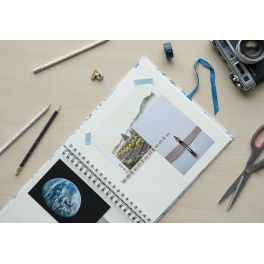Album De Fotos Scrapbook Blue Nature 40 Paginas