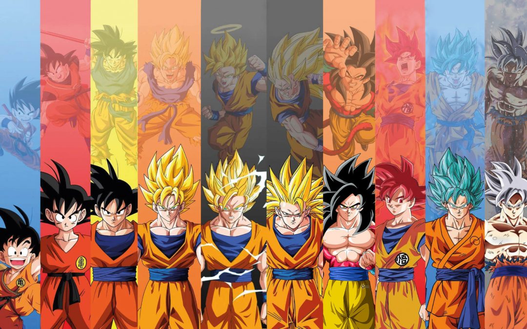  Todas las transformaciones de Son Goku en Dragon Ball