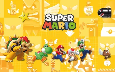 ¿Cuáles son los personajes principales de Super Mario?