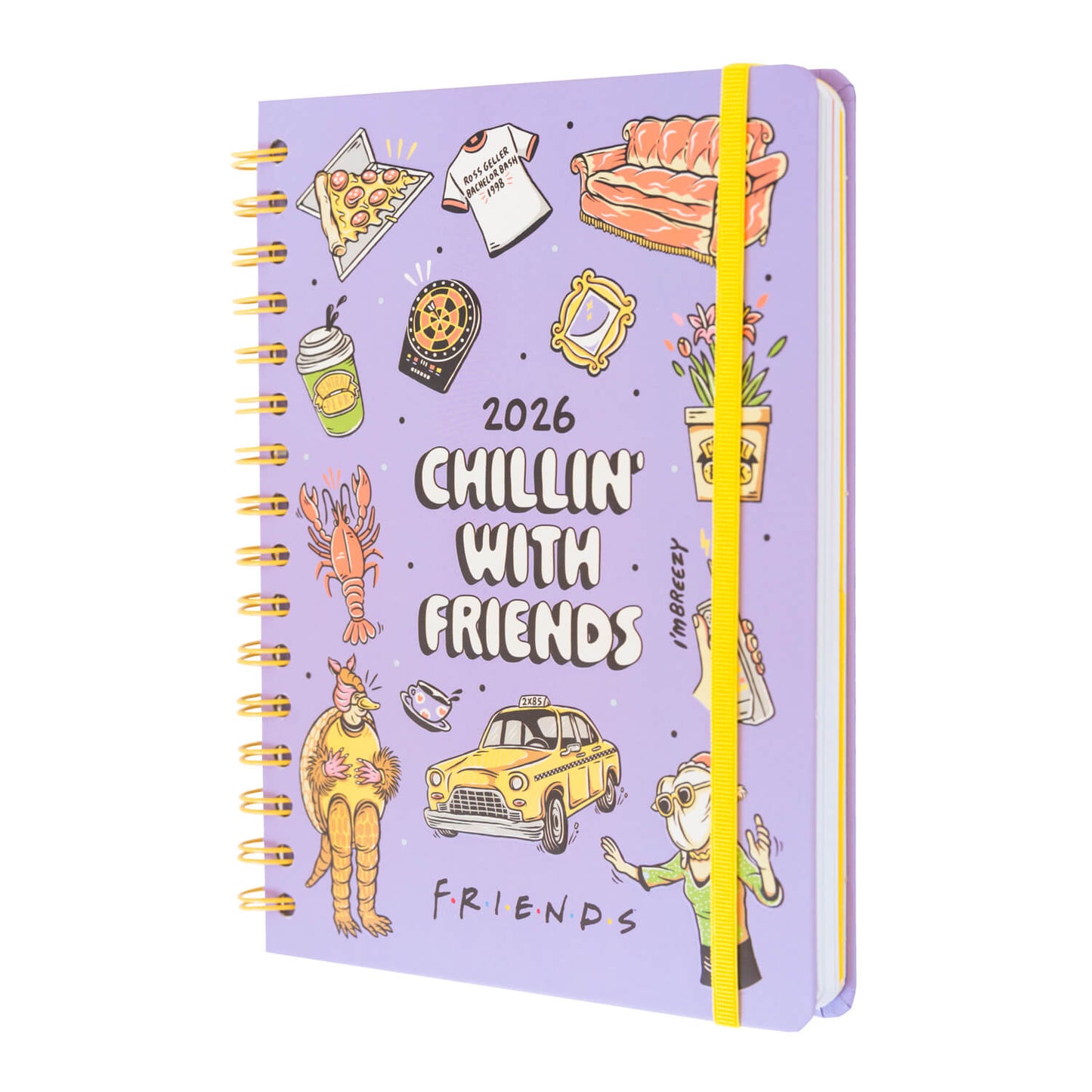 Agenda Anual 2026 Friends Semana Vista A5