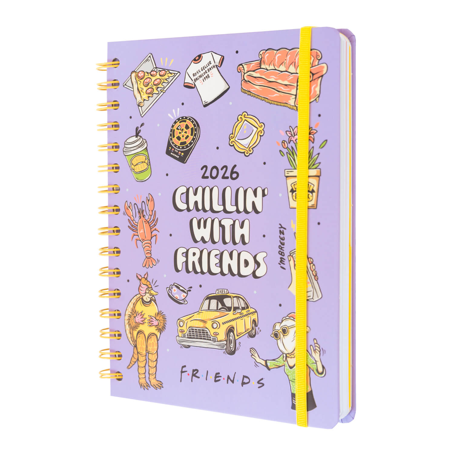 Agenda Anual 2026 Friends Semana Vista A5