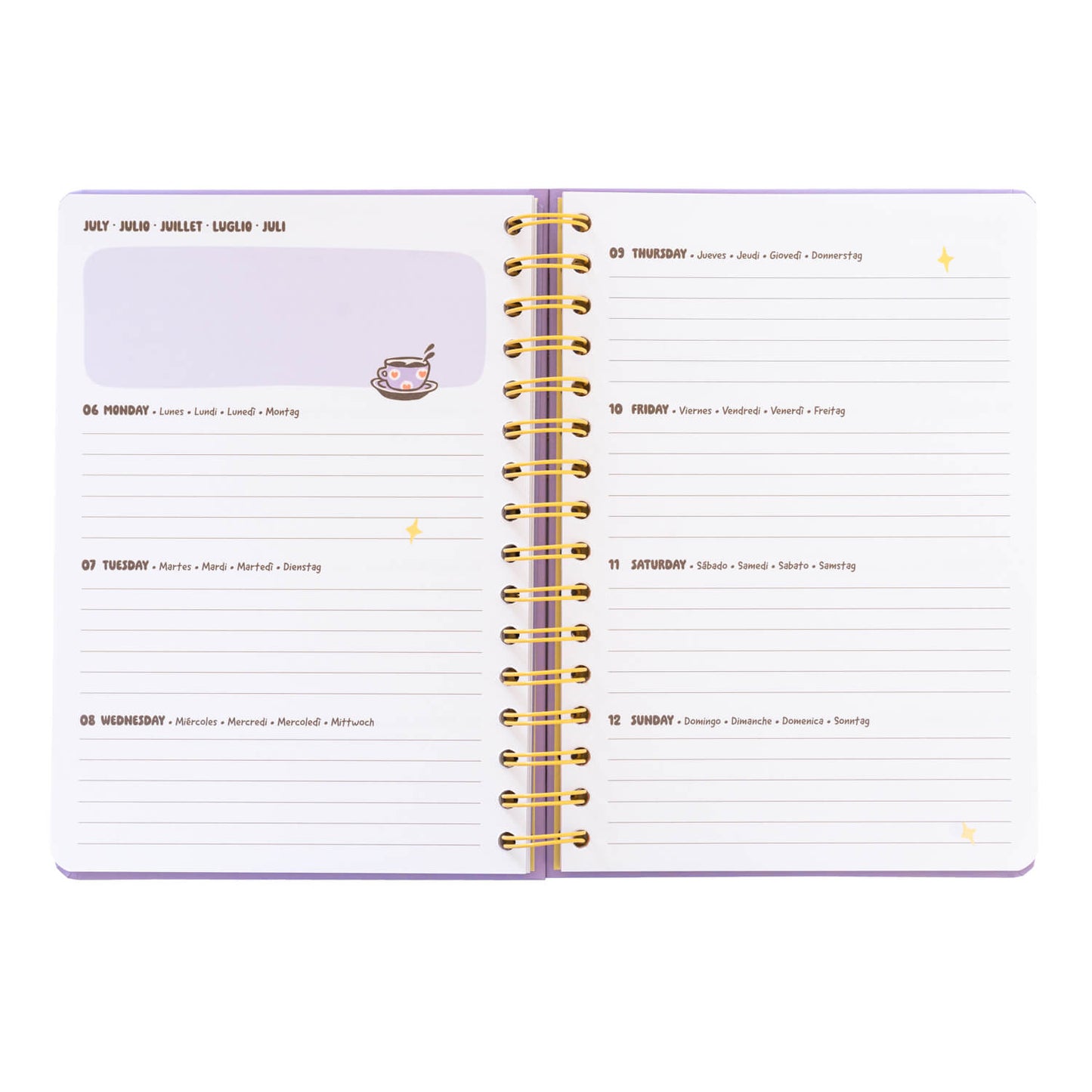 Agenda Anual 2026 Friends Semana Vista A5