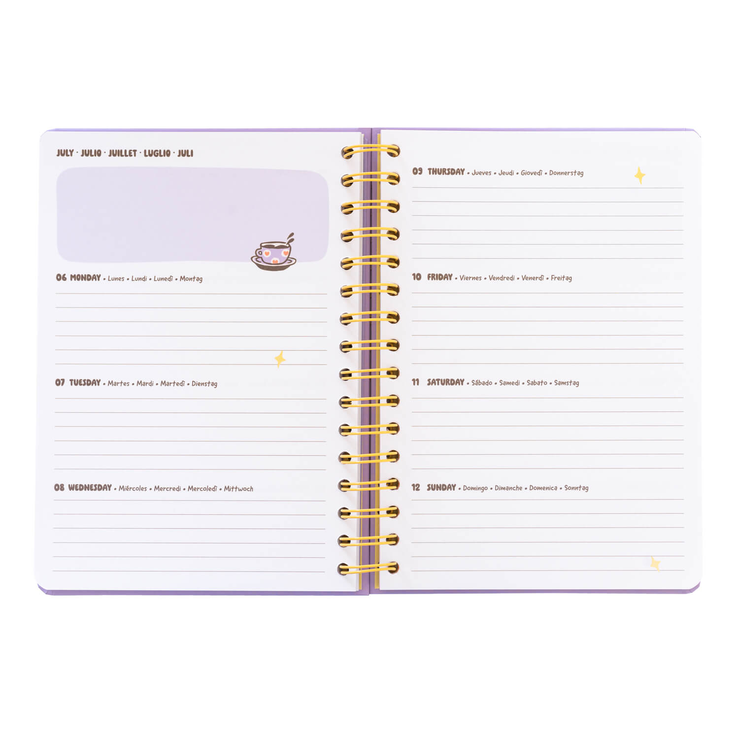 Agenda Anual 2026 Friends Semana Vista A5