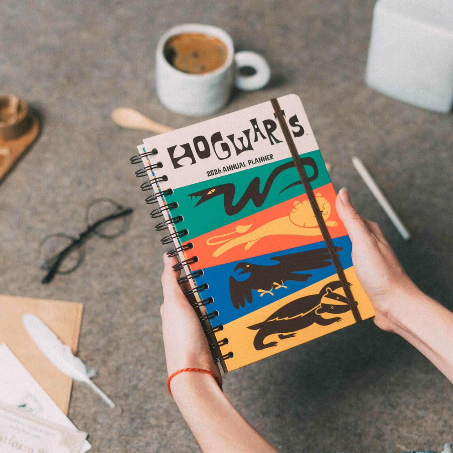 Agenda Anual 2026 Harry Potter Semana Vista A5