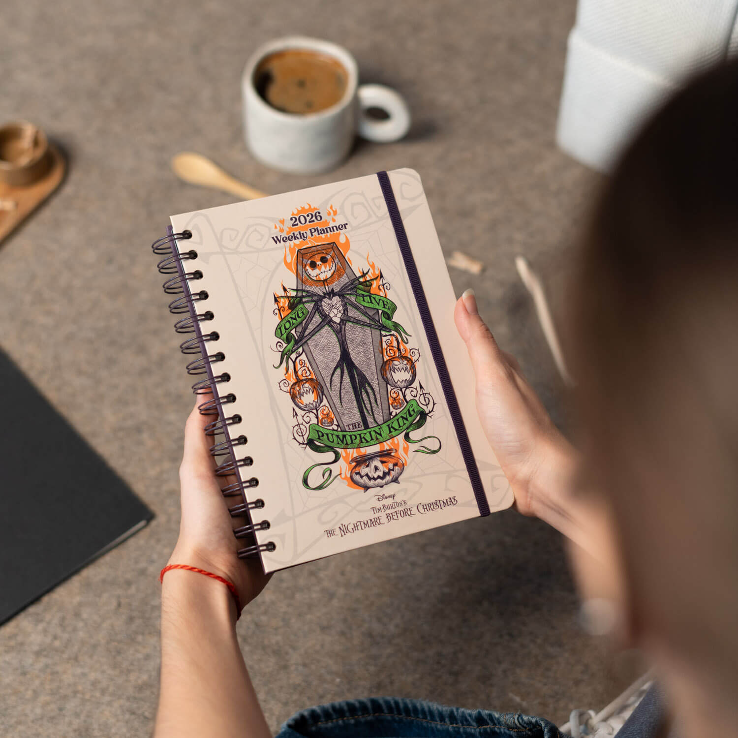 Agenda Anual 2026 Pesadilla Antes De Navidad Semana Vista A5