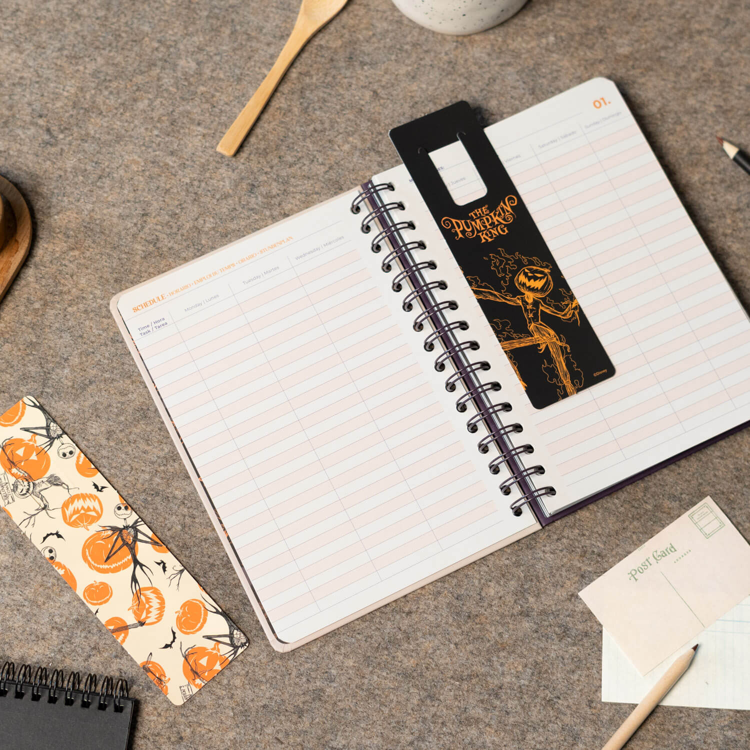 Agenda Anual 2026 Pesadilla Antes De Navidad Semana Vista A5