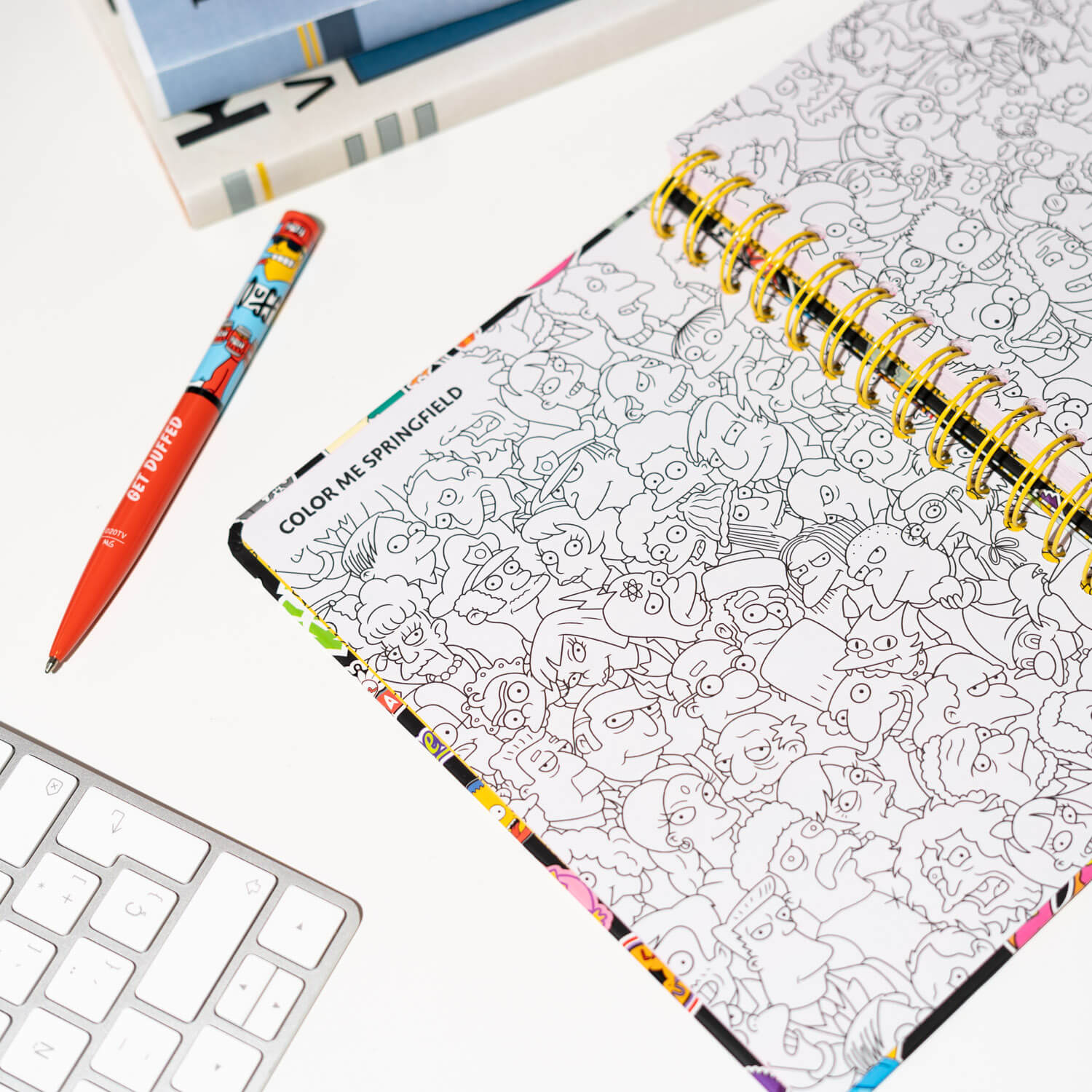 Agenda Anual 2026 Los Simpson Semana Vista A5