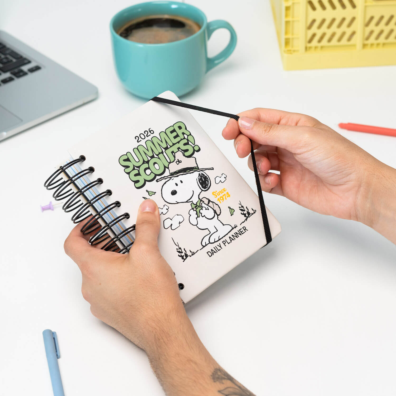 Agenda Anual 2026 Snoopy Dia Pagina