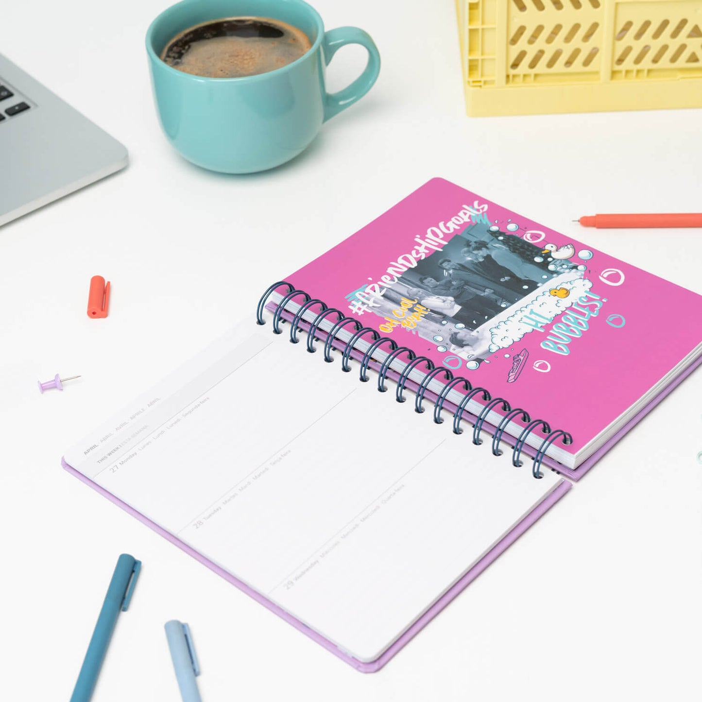 Agenda Anual 2026 Friends Semana Vista A5