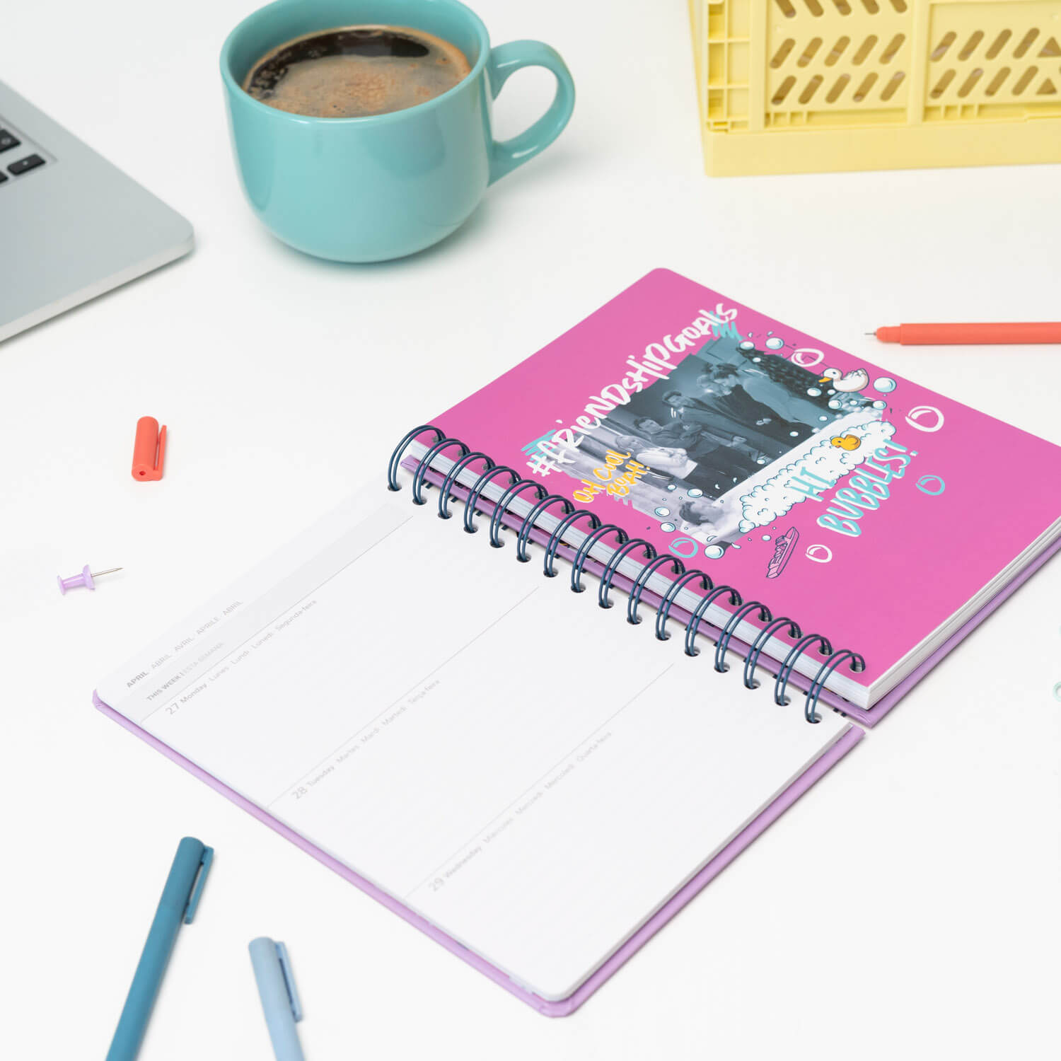 Agenda Anual 2026 Friends Semana Vista A5