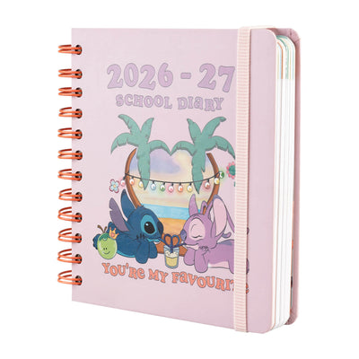 Agenda Escolar 2026/2027 Stitch Y Ángel Disney Día Página 11 Meses