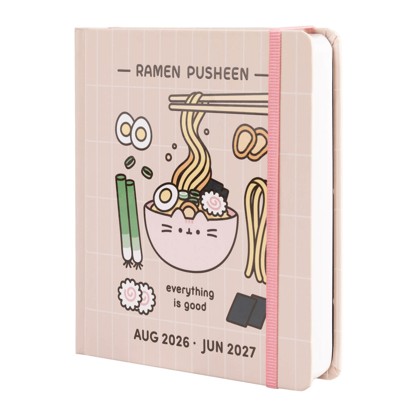 Agenda Escolar 2026/2027 Pusheen Sushi Roll Día Página 11 Meses