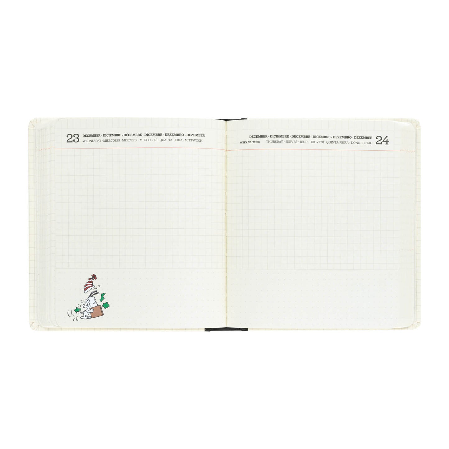 Agenda Escolar 2026/2027 Snoopy Día Página 11 Meses