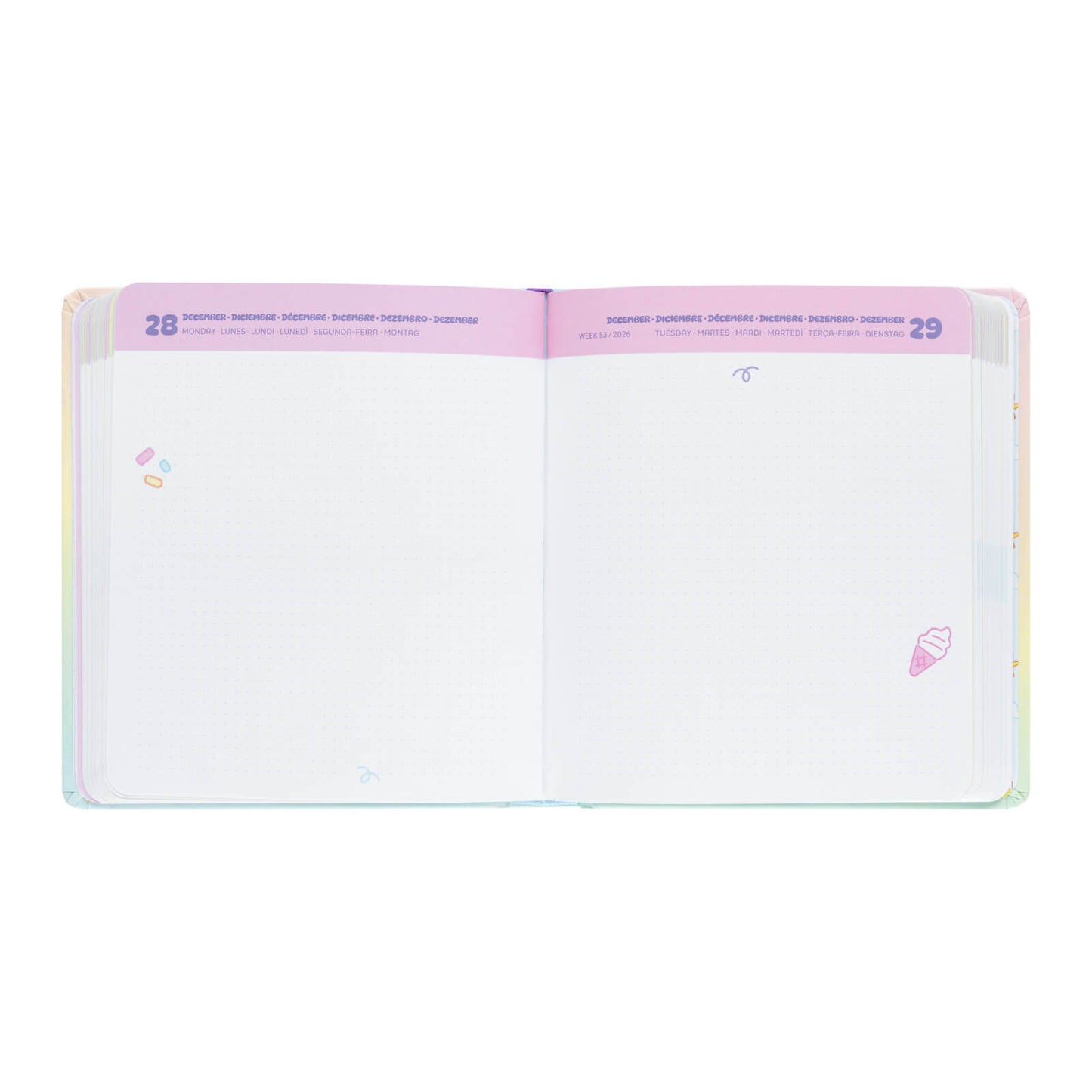 Agenda Escolar 2026/2027 BT21 Día Página 11 Meses