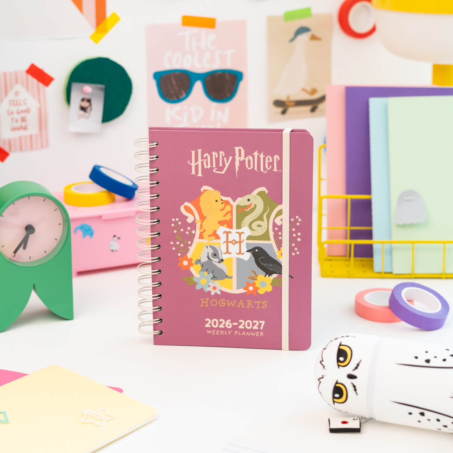 Agenda Escolar 2026/2027 Harry Potter Semana Vista 12 Meses A5