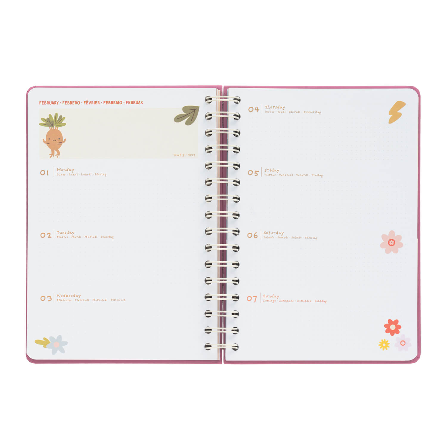 Agenda Escolar 2026/2027 Harry Potter Semana Vista 12 Meses A5
