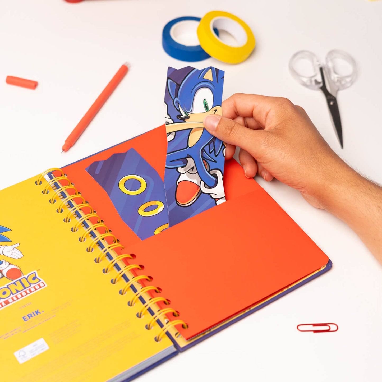 Agenda Escolar 2026/2027 Sonic The Hedgehog Semana Vista 12 Meses A5