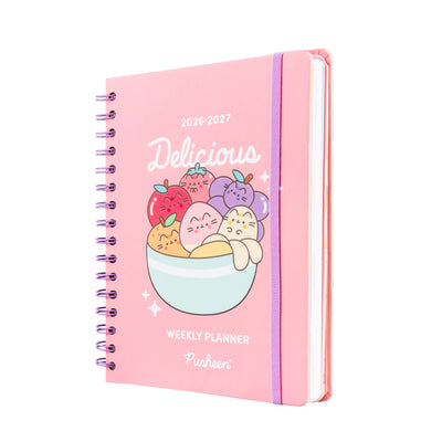Agenda Escolar 2026/2027 Pusheen Fruits Semana Vista 12 Meses A5