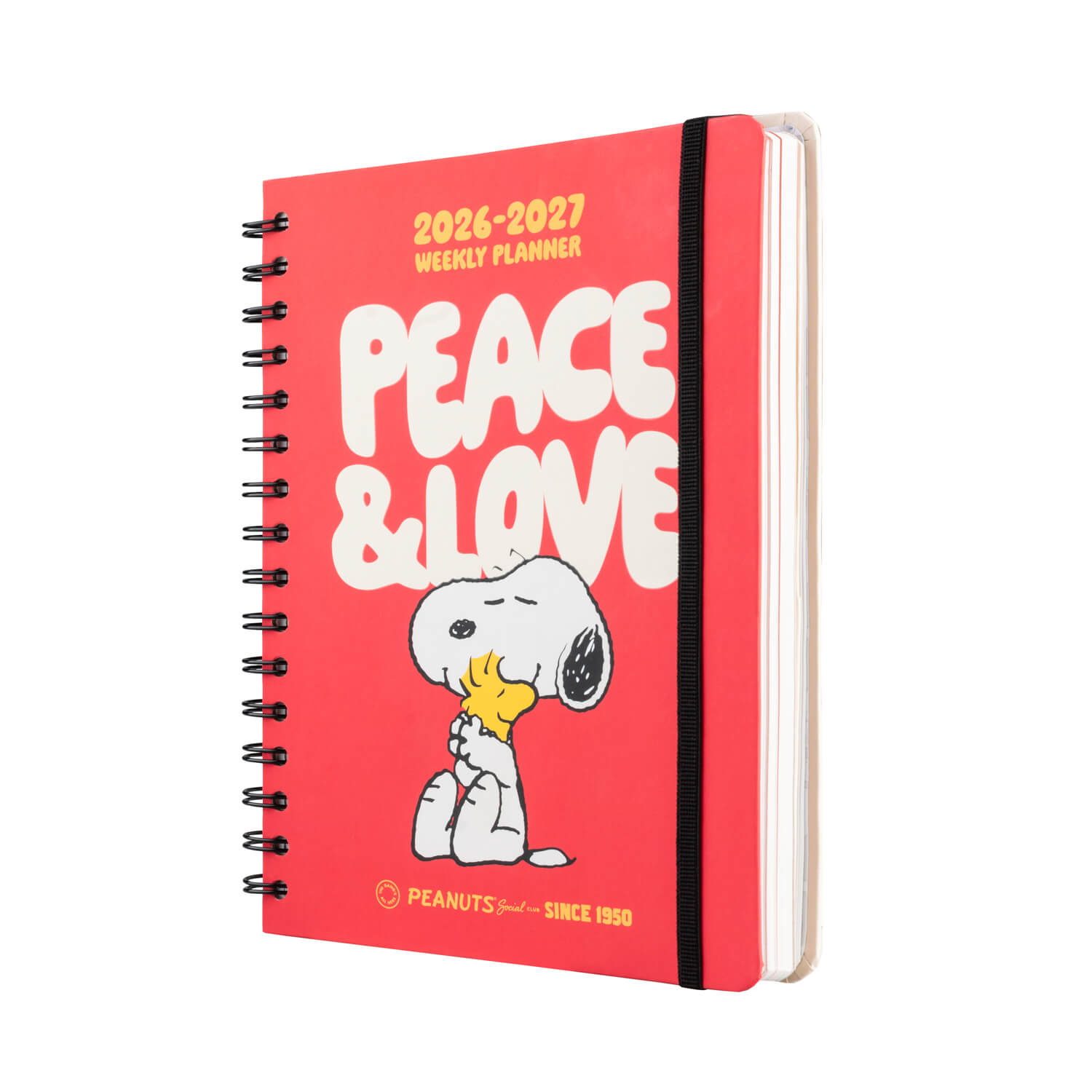Agenda Escolar 2026/2027 Snoopy Semana Vista 12 Meses A5