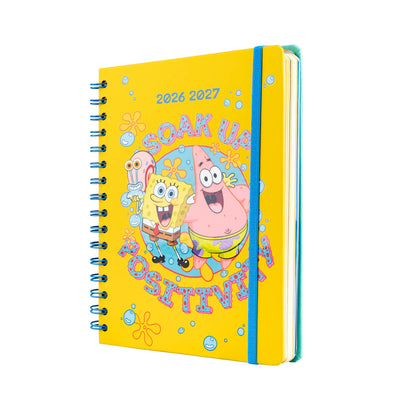 Agenda Escolar 2026/2027 Bob Esponja Semana Vista 12 Meses A5