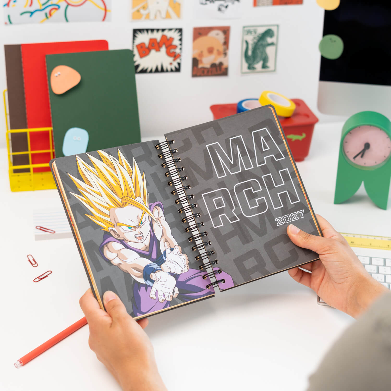 Agenda Escolar 2026/2027 Dragon Ball Semana Vista 12 Meses A5