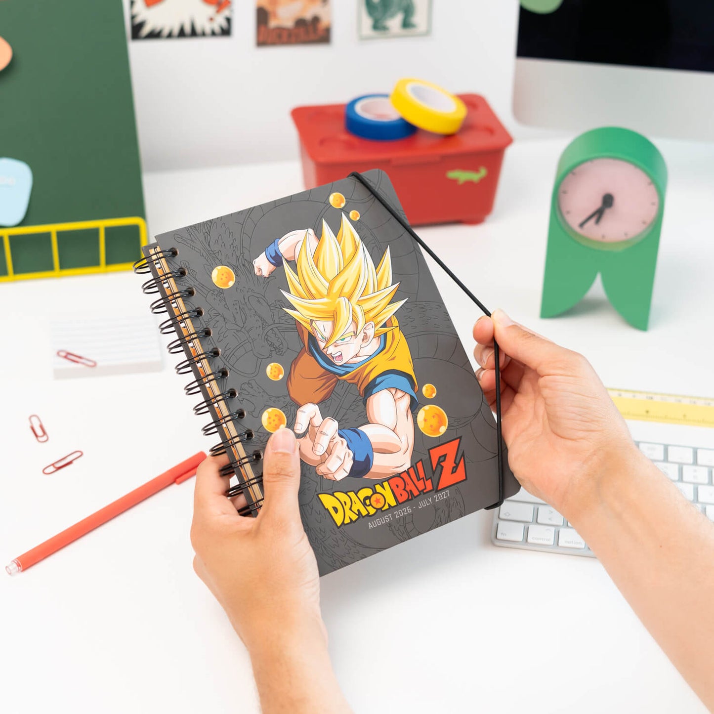 Agenda Escolar 2026/2027 Dragon Ball Semana Vista 12 Meses A5